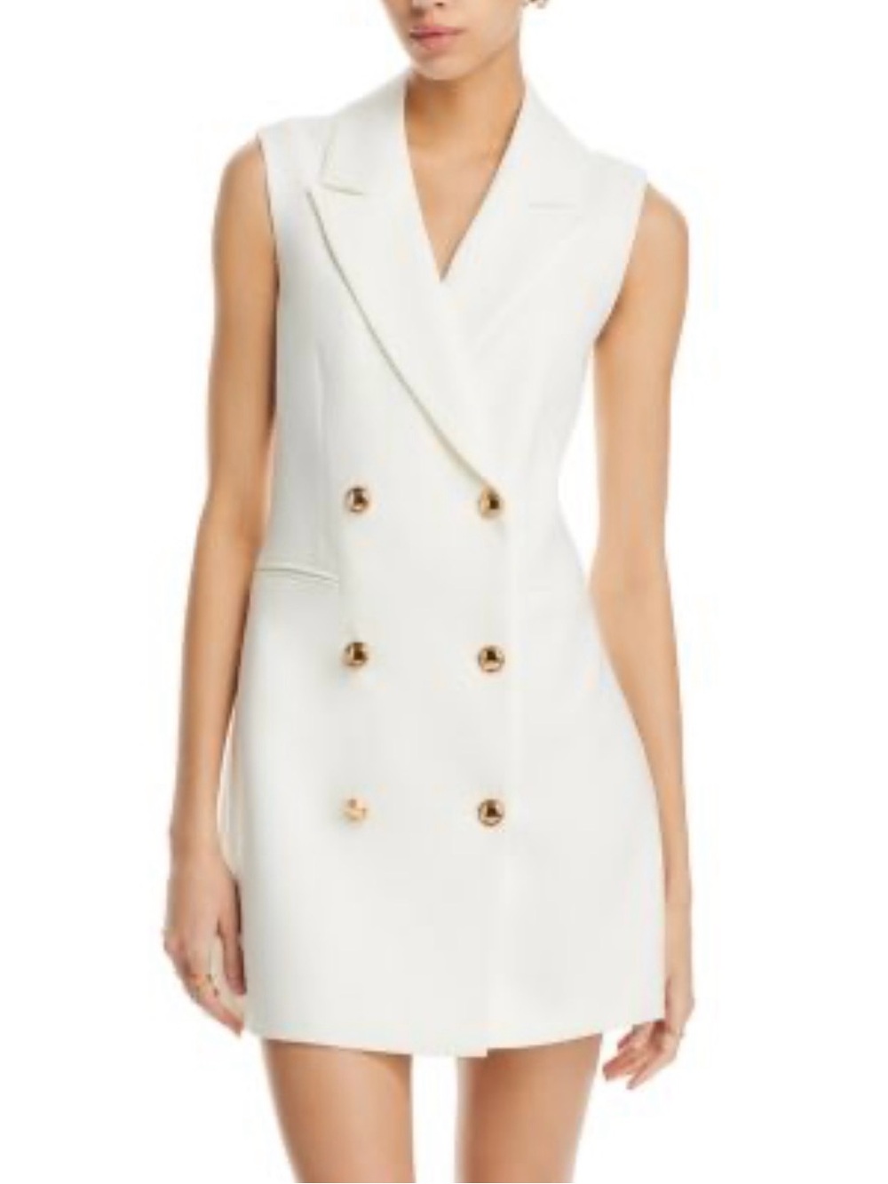 Sleeveless Tux Mini Dress Women’s Size Medium